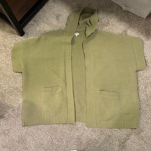 Aerie Green Kimono-style Cardigan